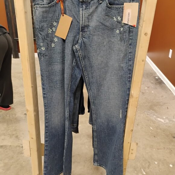 Mossimo Denim Denim - Mossimo Floral Print Denim Jeans – Size 15